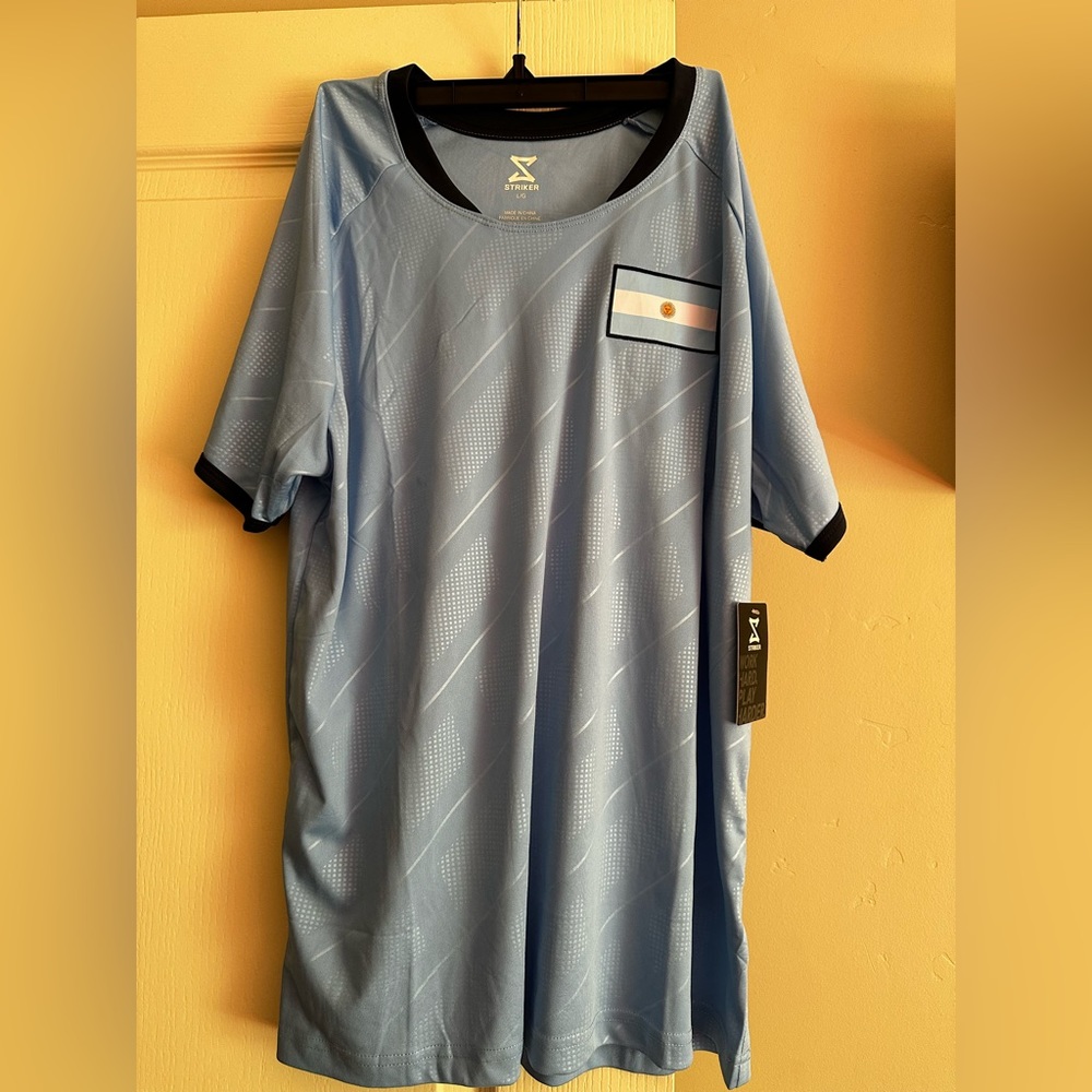 Argentina Soccer Striker Shirt